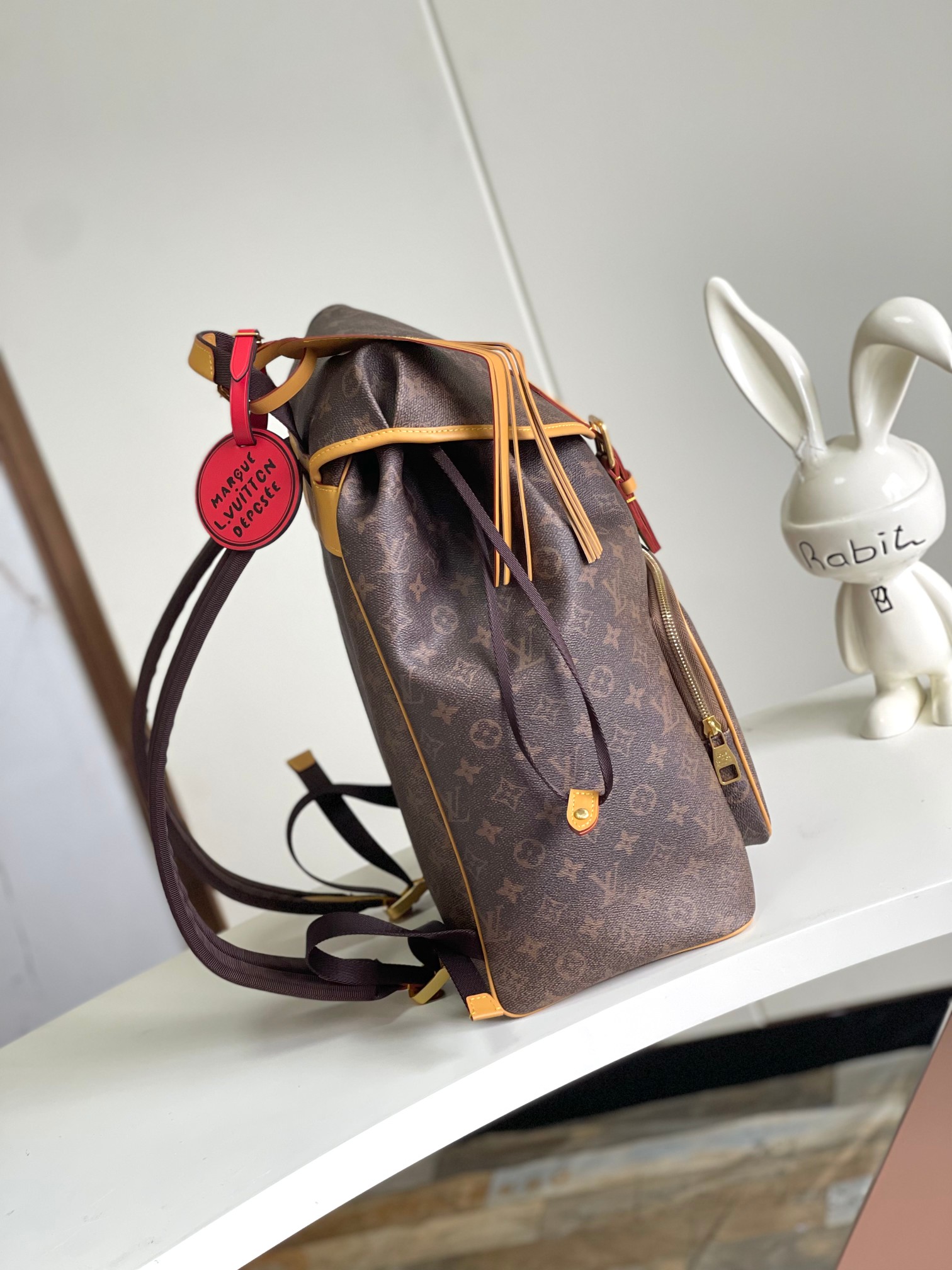 [TOP] Louis Vuitton LV Montsouris Backpack  32 x 40 x 19 cm-Brown