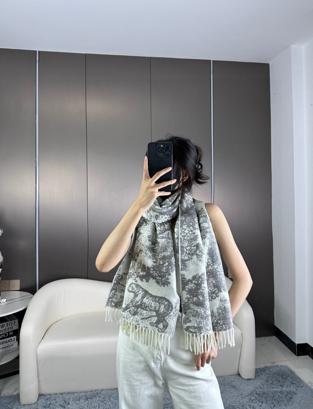 [TOP] Christian Dior Cashmere Scarf - 3 Colors