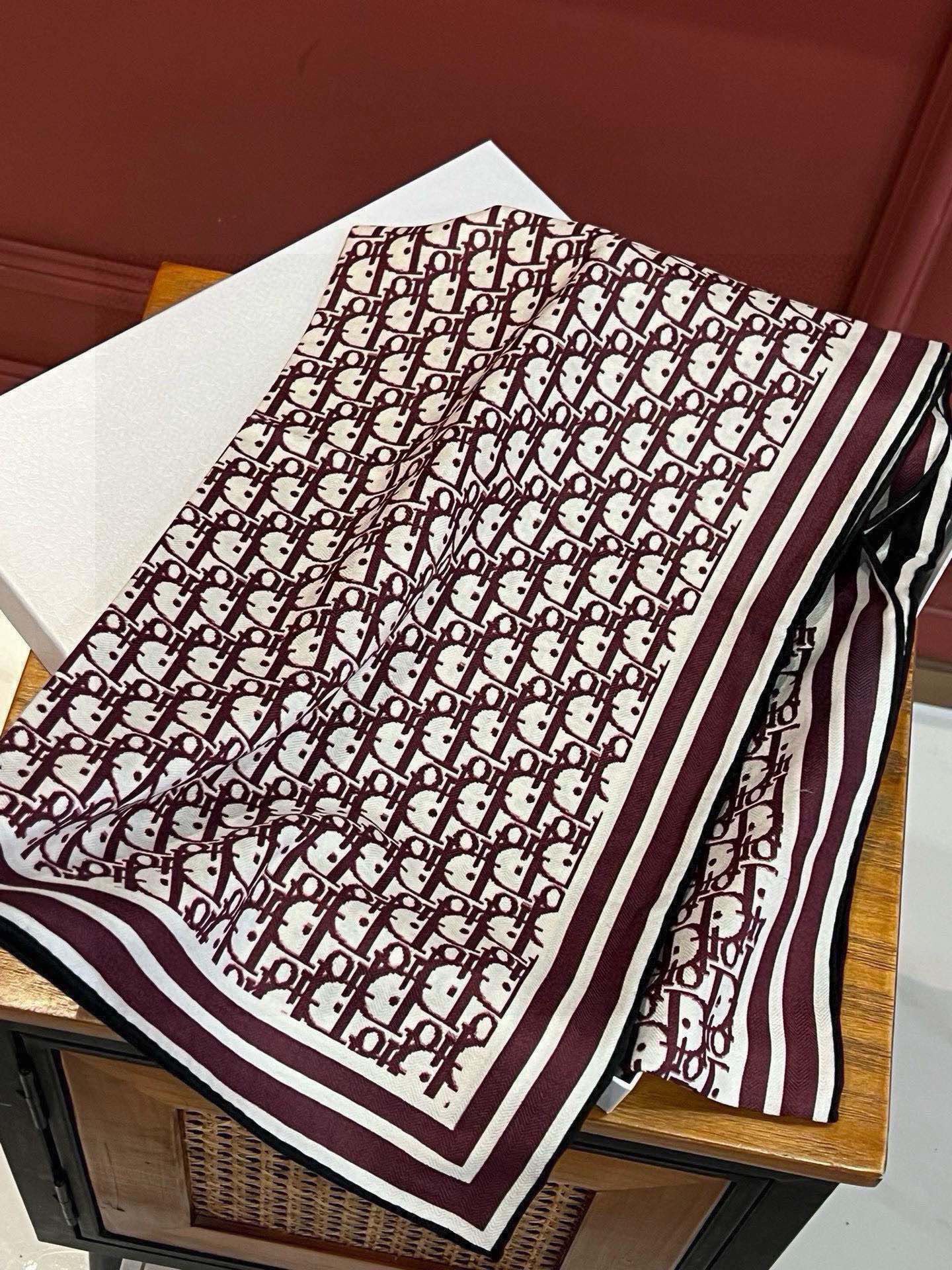 [TOP] Christian Dior Cashmere Scarf 65x180cm - 2 Colors