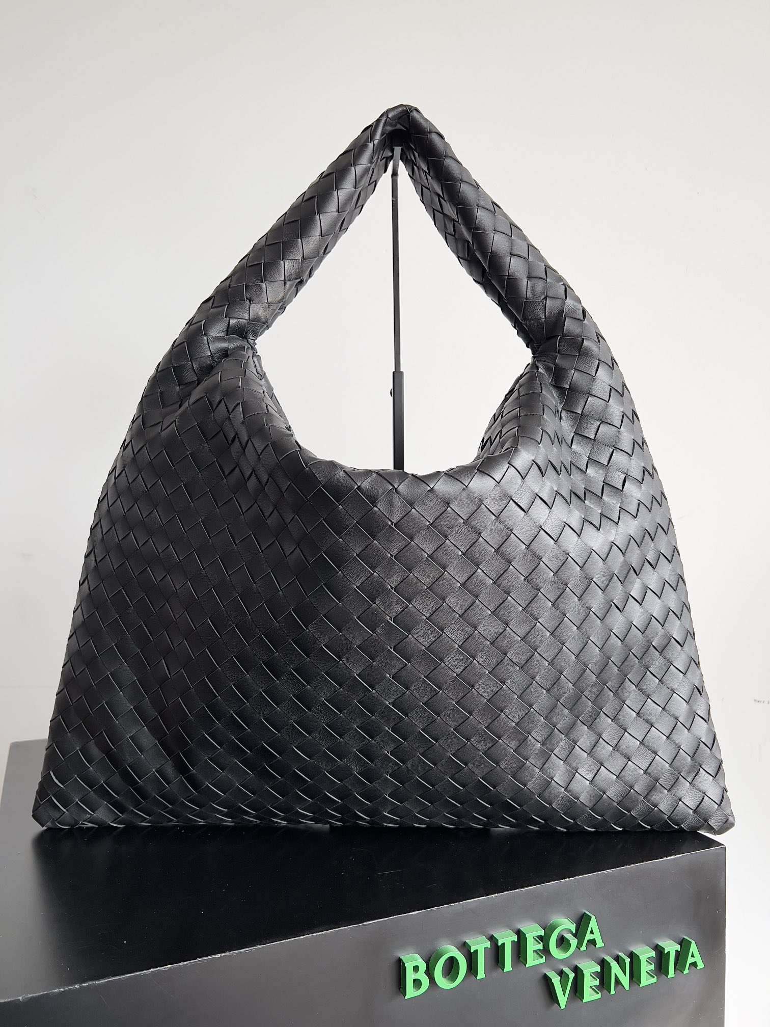 [TOP] Bottega Veneta BV Large Hop Bag 53x24x13 cm - Black