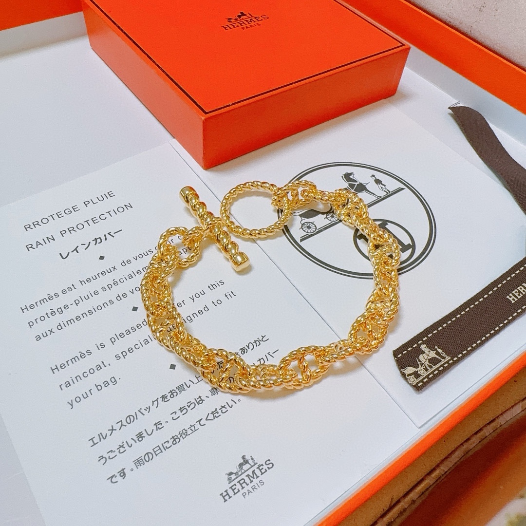 [TOP] HERMES Bracelet - Gold