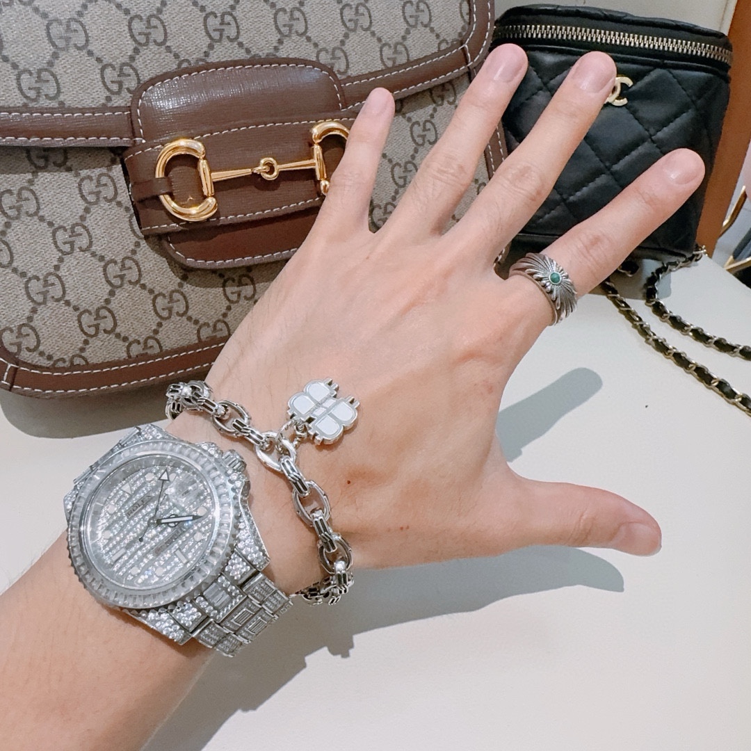 [TOP] BALENCIAGA Bracelet - Sliver