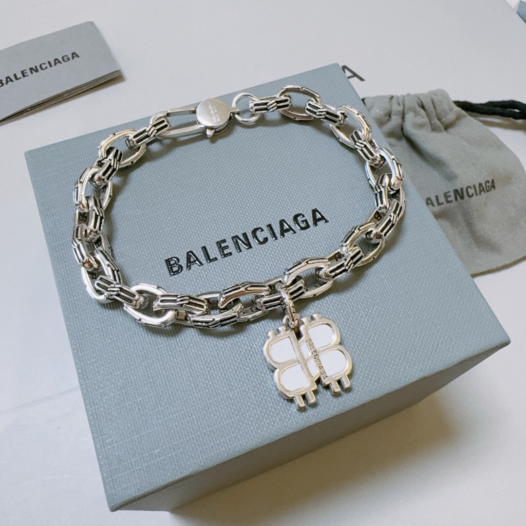 [TOP] BALENCIAGA Bracelet - Sliver