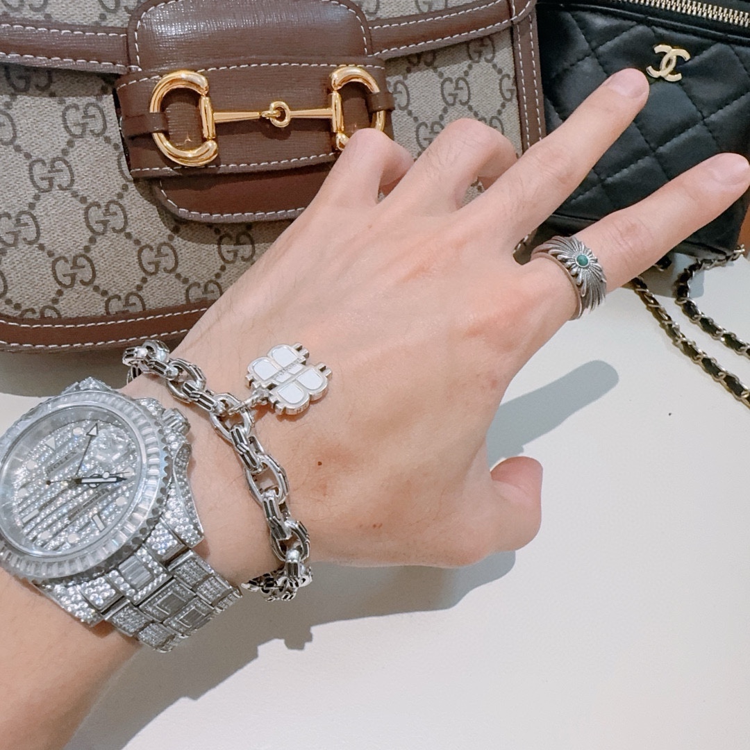 [TOP] BALENCIAGA Bracelet - Sliver