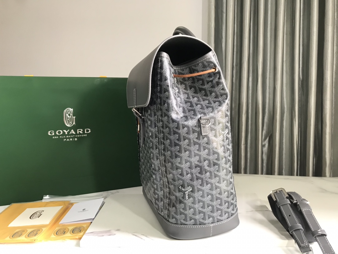 [TOP] Goyard PM Alpin Backpack 39x32x15.5cm- Grey