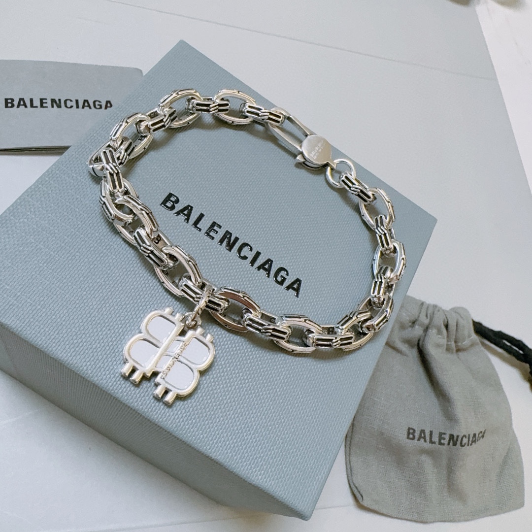 [TOP] BALENCIAGA Bracelet - Sliver