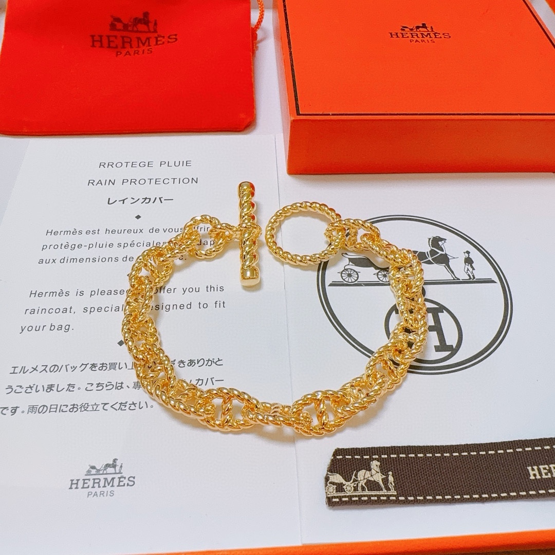 [TOP] HERMES Bracelet - Gold