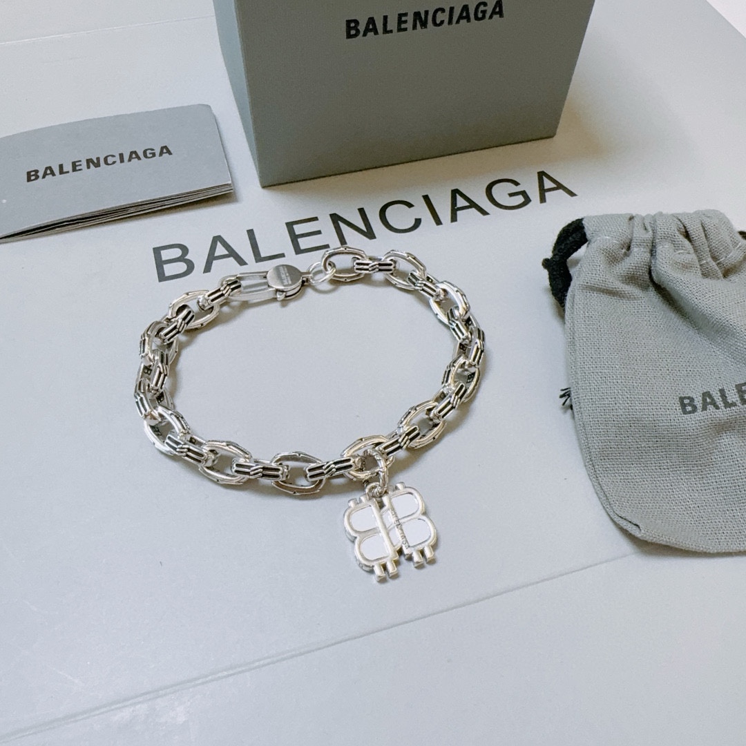 [TOP] BALENCIAGA Bracelet - Sliver