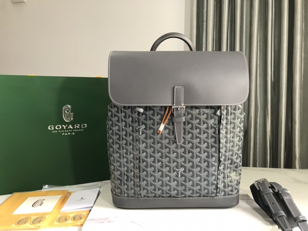 [TOP] Goyard PM Alpin Backpack 39x32x15.5cm- Grey