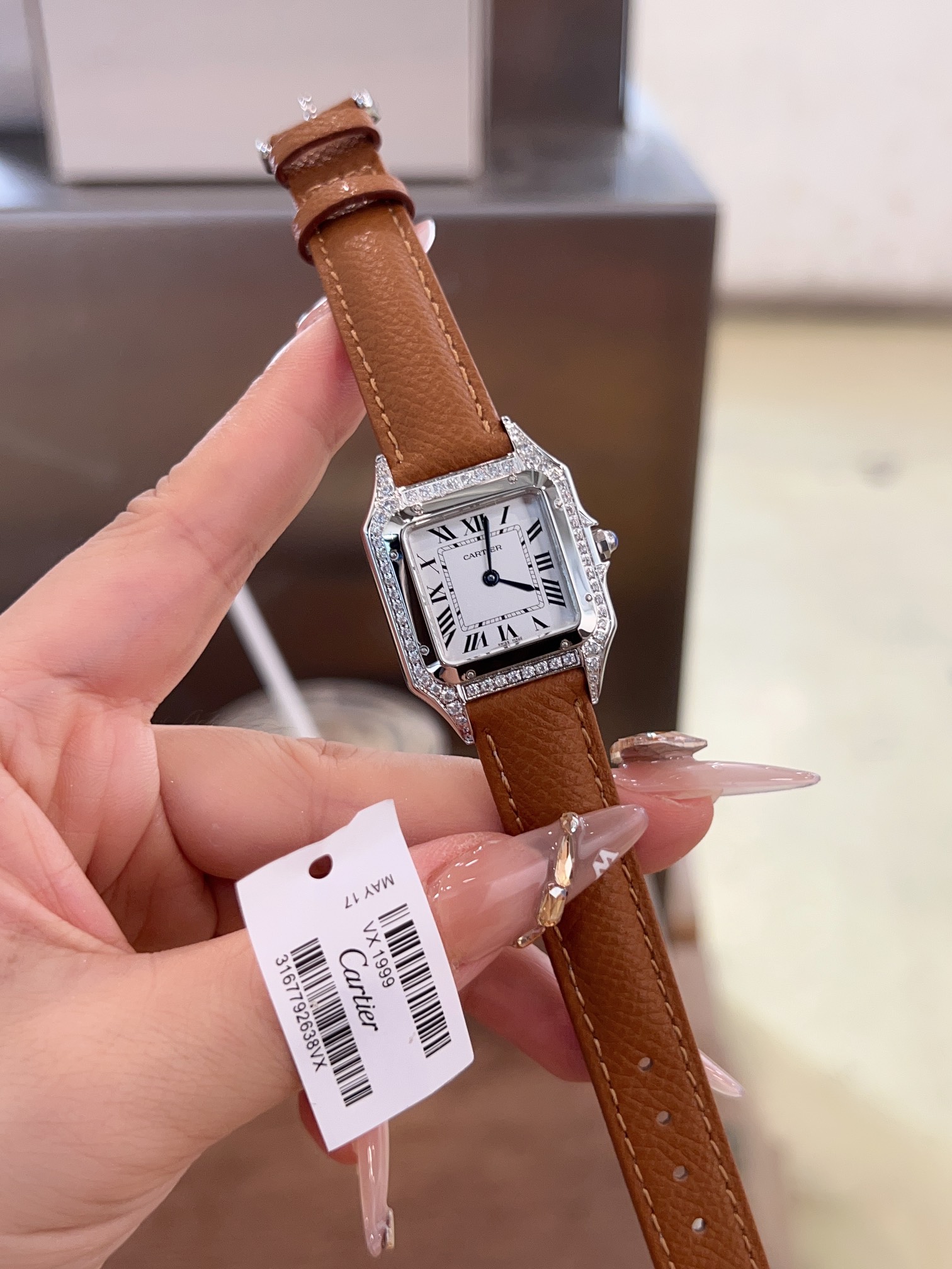 [TOP] Cartier Panthère de Cartier Watch 27x 37 mm -  Brown