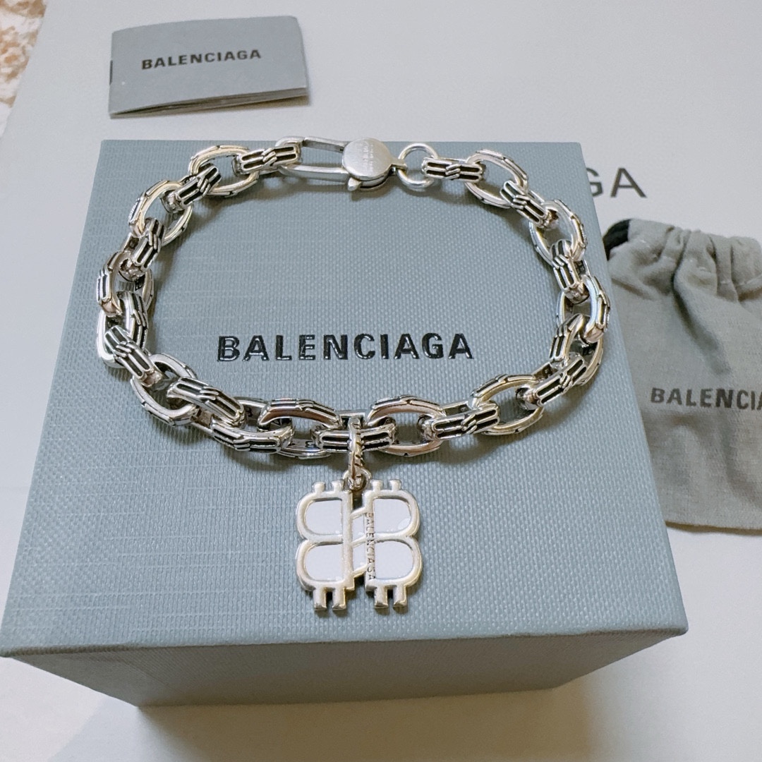 [TOP] BALENCIAGA Bracelet - Sliver