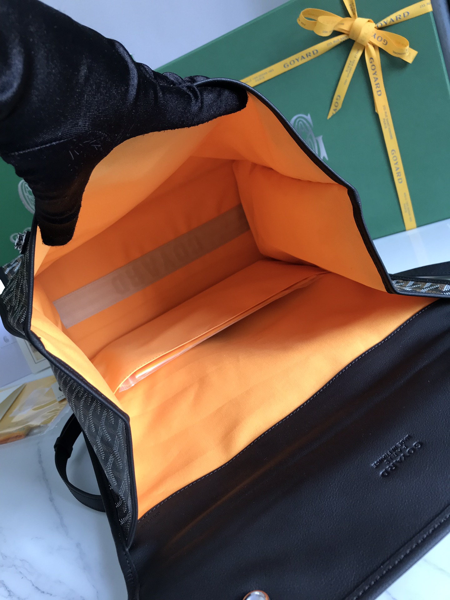 [TOP] Goyard Saint Leger Backpack - Black