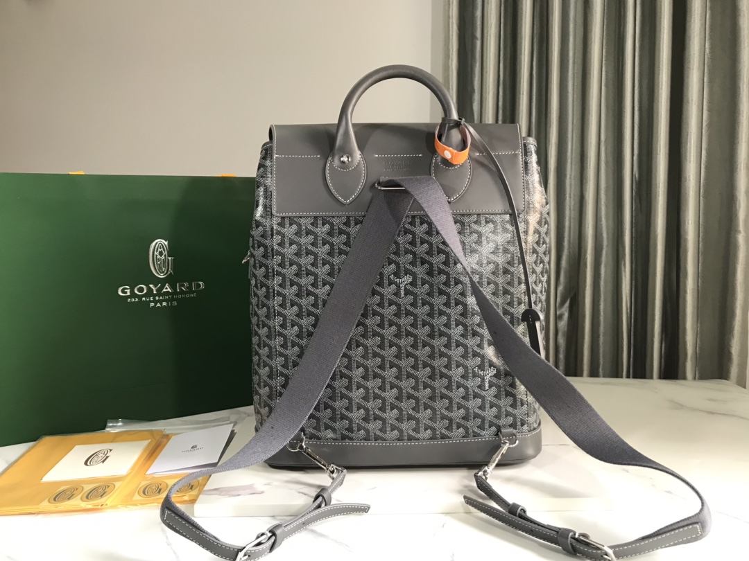 [TOP] Goyard PM Alpin Backpack 39x32x15.5cm- Grey