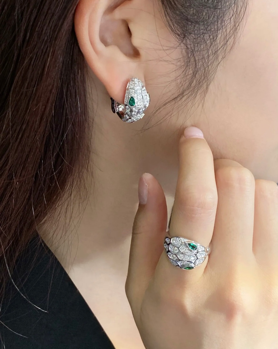[TOP] BVLGARI Earrings - Silvery