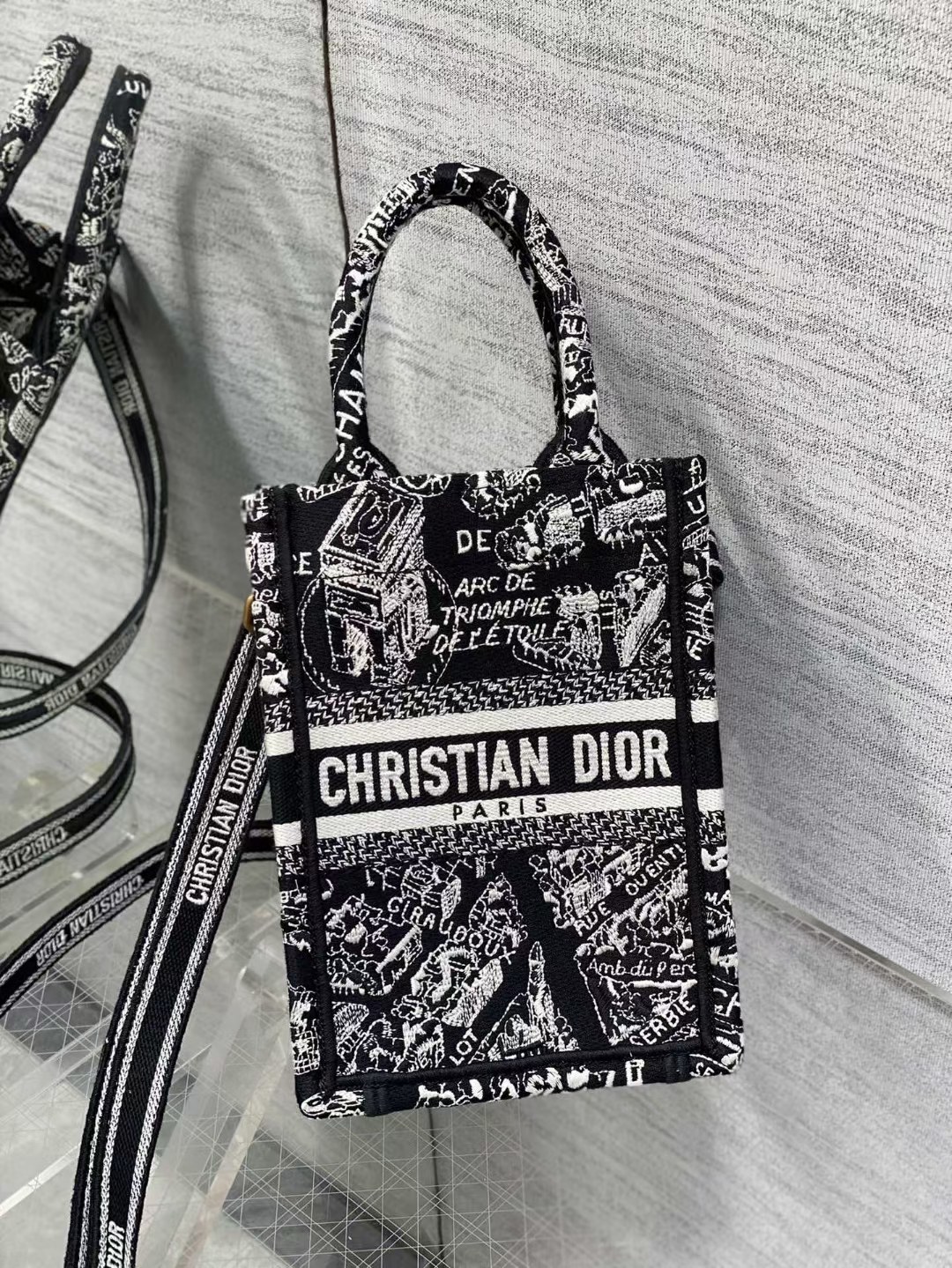 [TOP] Christian Dior Mico Mini Book Tote Bag 13.5X18X5 CM