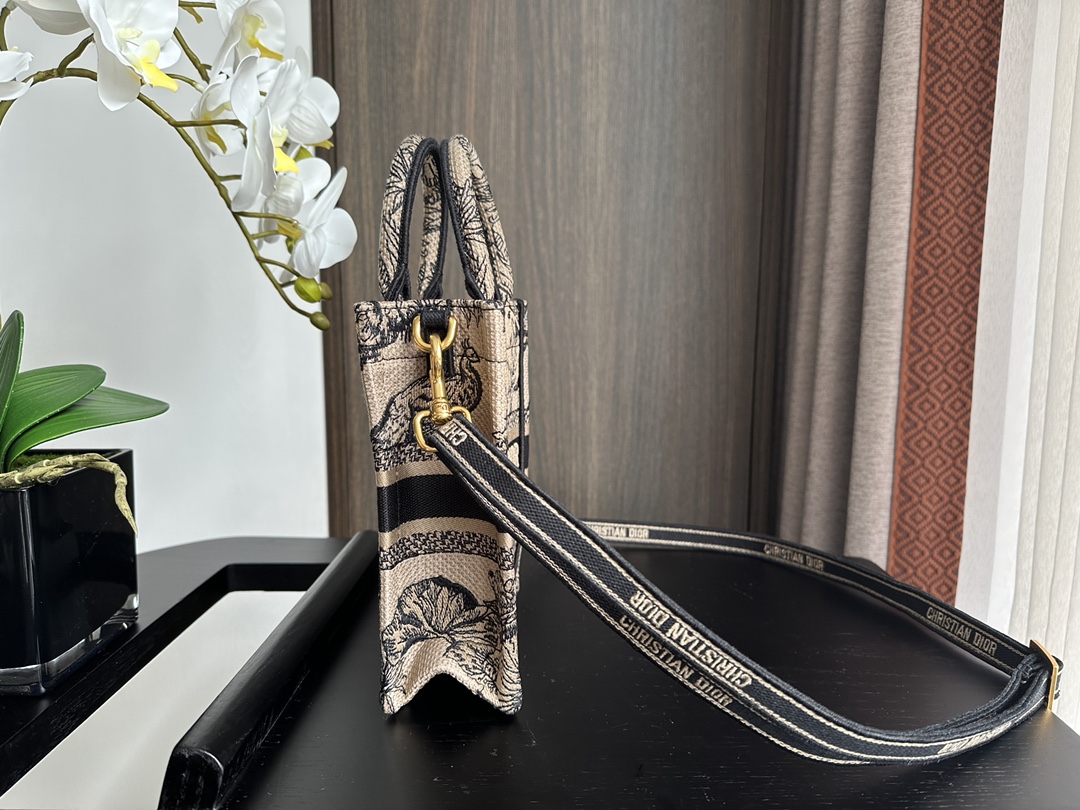 [TOP] Christian Dior Mico Mini Book Tote Bag 13.5X18X5 CM