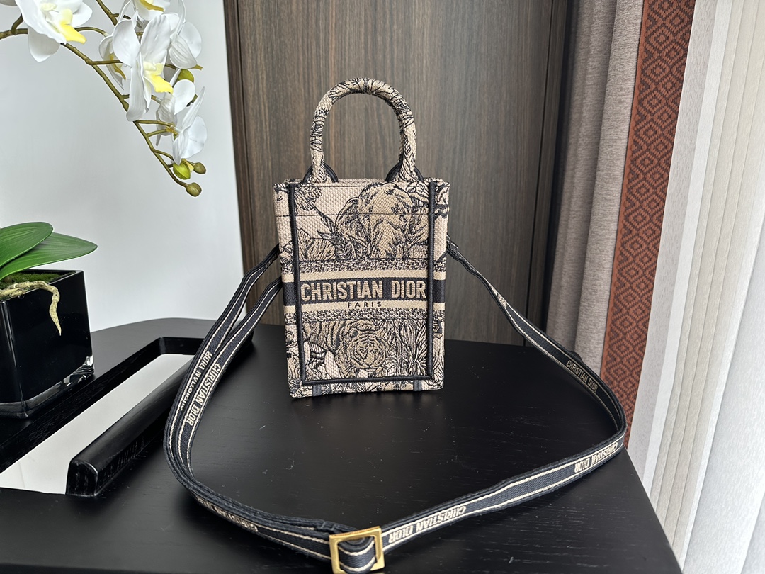 [TOP] Christian Dior Mico Mini Book Tote Bag 13.5X18X5 CM