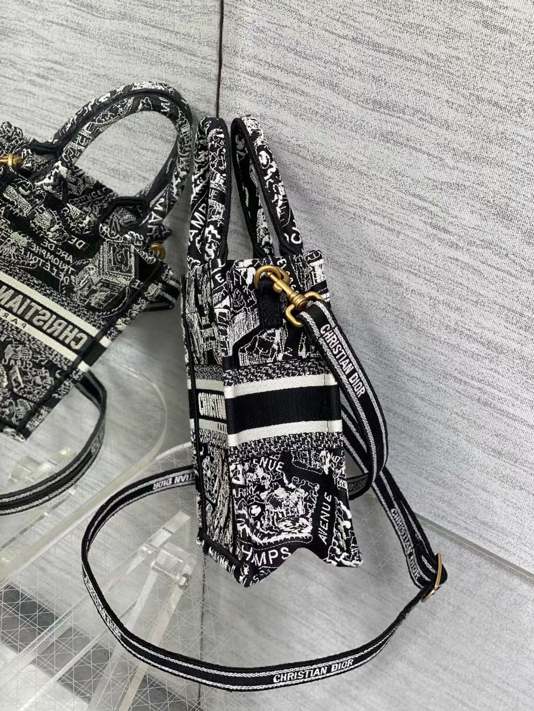 [TOP] Christian Dior Mico Mini Book Tote Bag 13.5X18X5 CM