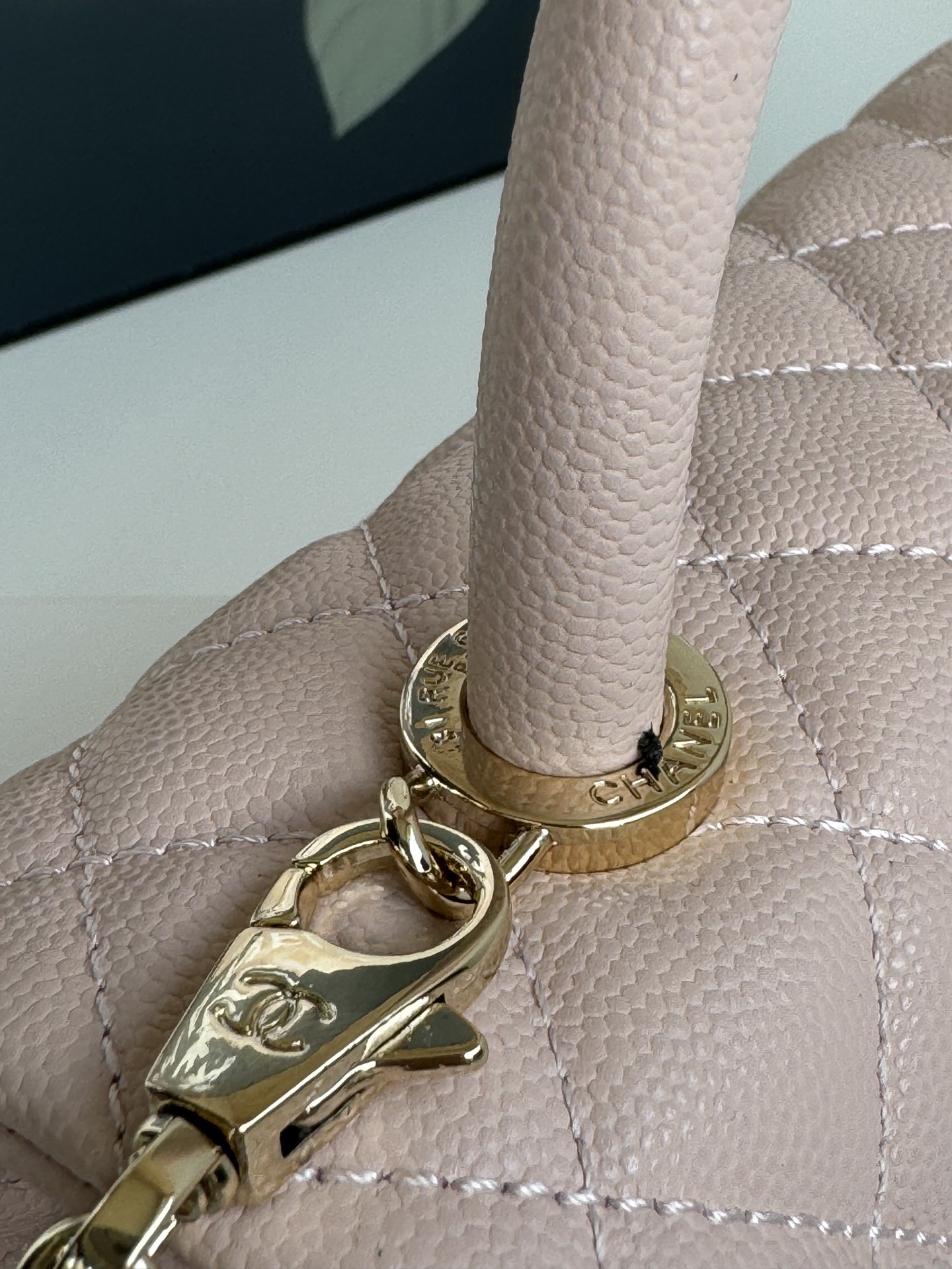 [TOP] Chanel Top Handle Bag 24/28cm- Pink & GHW