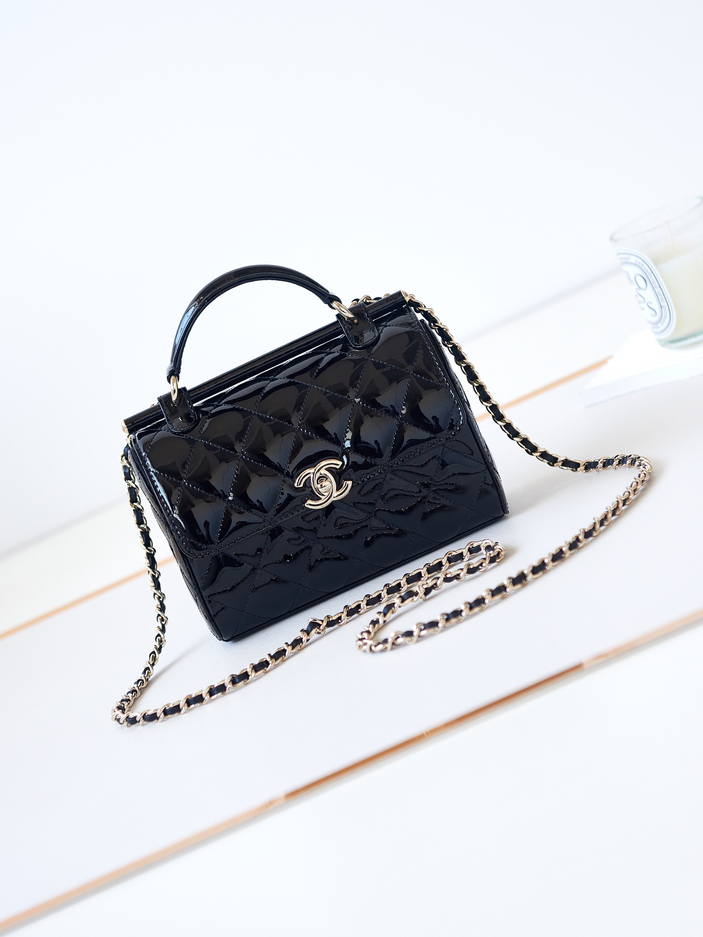 [TOP] CHANEL Coco Handle Bag 13×18×8.5cm - 2 Color