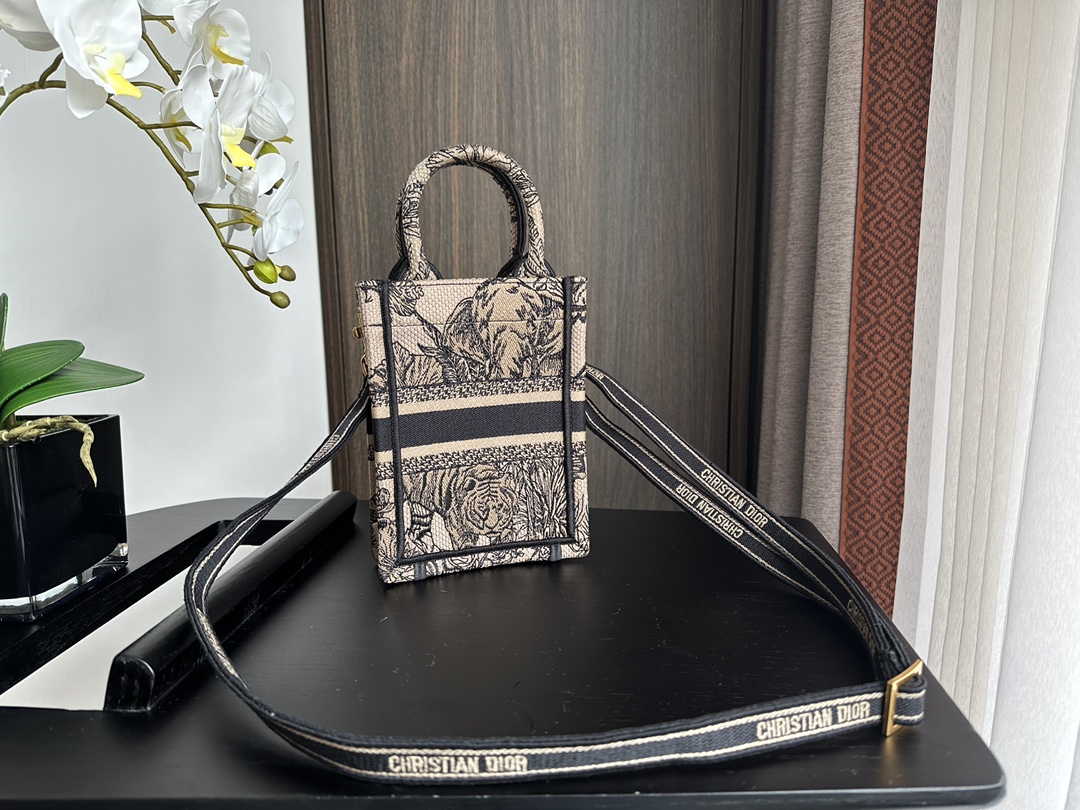 [TOP] Christian Dior Mico Mini Book Tote Bag 13.5X18X5 CM