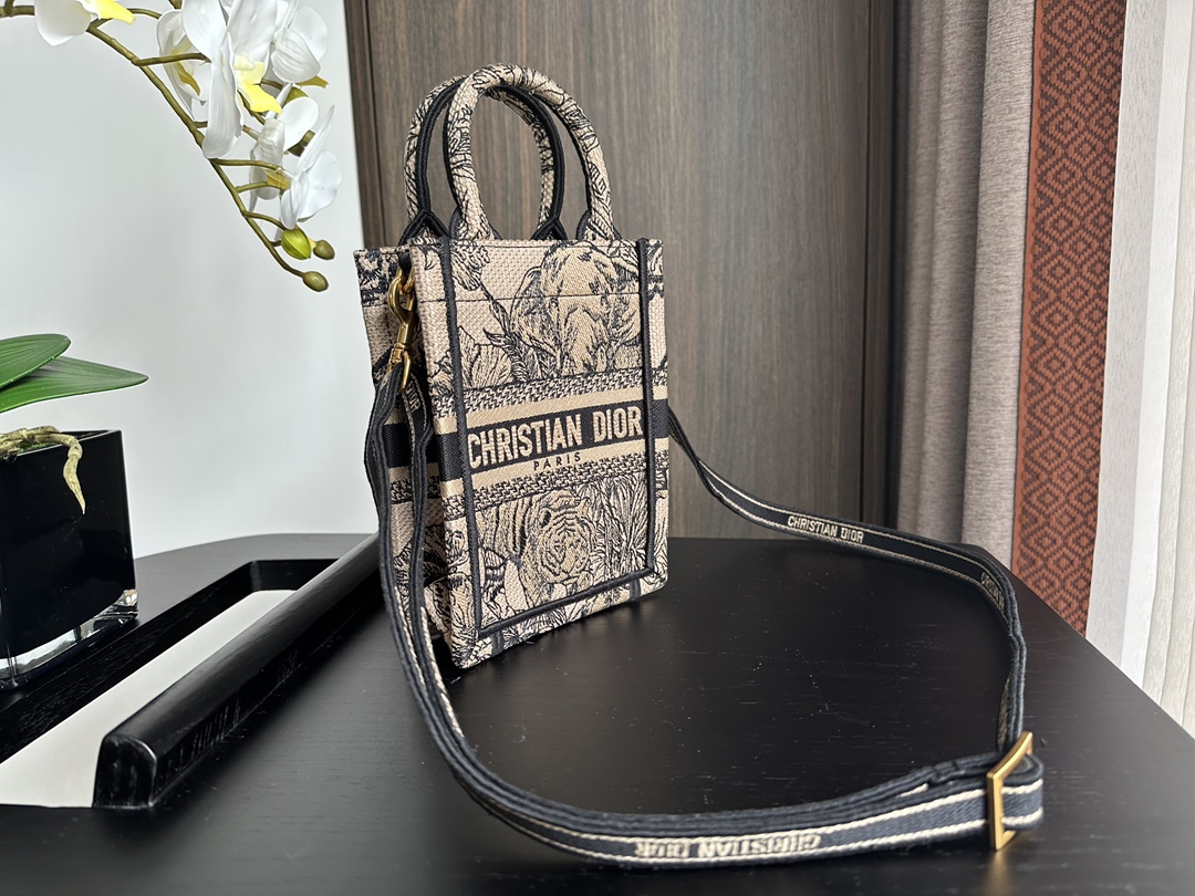 [TOP] Christian Dior Mico Mini Book Tote Bag 13.5X18X5 CM