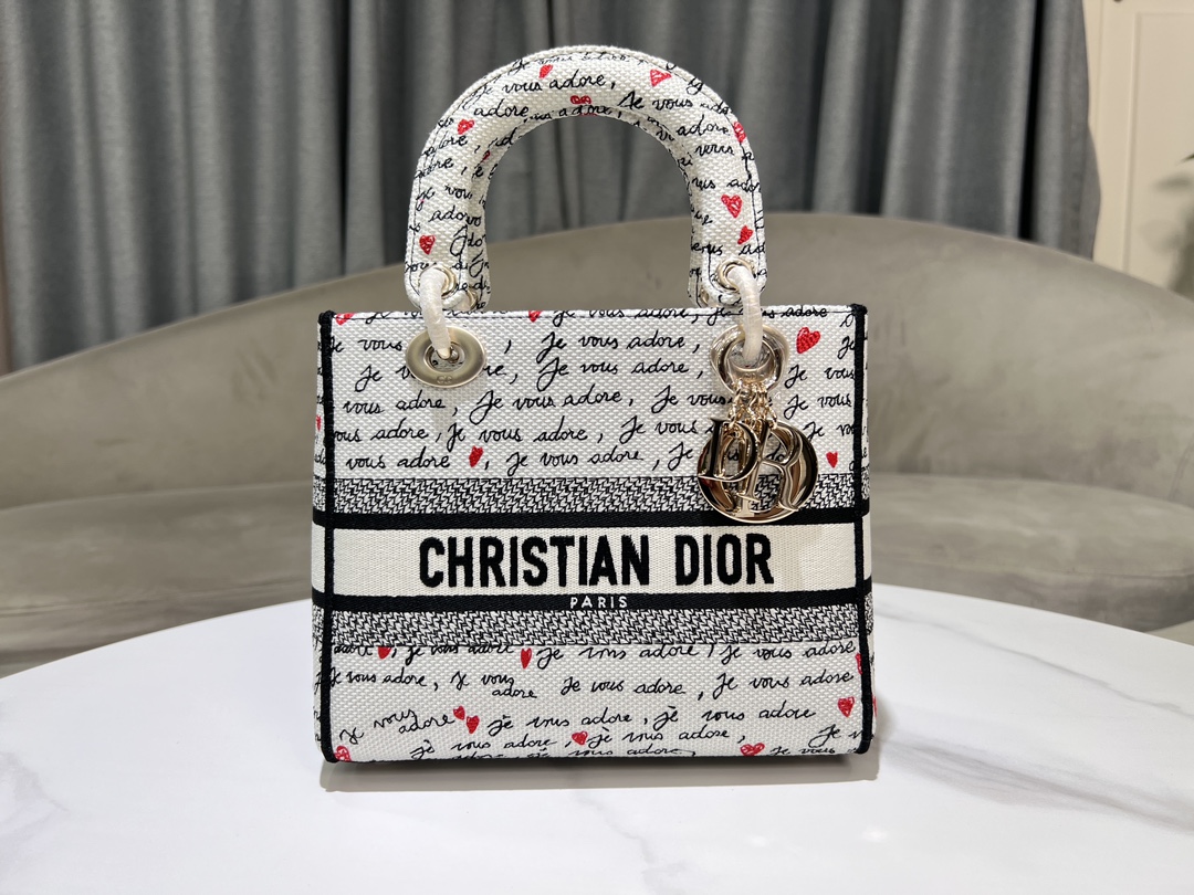 [TOP] Christian Dior Dioramour Lady Dior Bag  24 x 21 x 12 CM