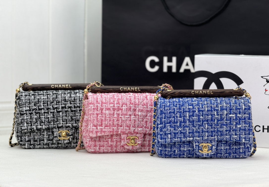 [TOP] CHANEL Classic Flap Bag 12.5×21×6 CM - 3 Colors