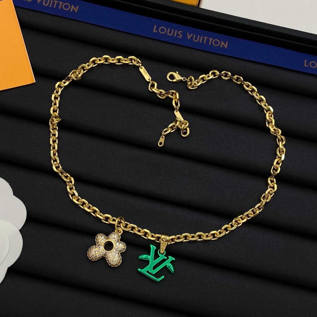 [TOP] Louis Vuitton LV  Necklace - 2 Colour