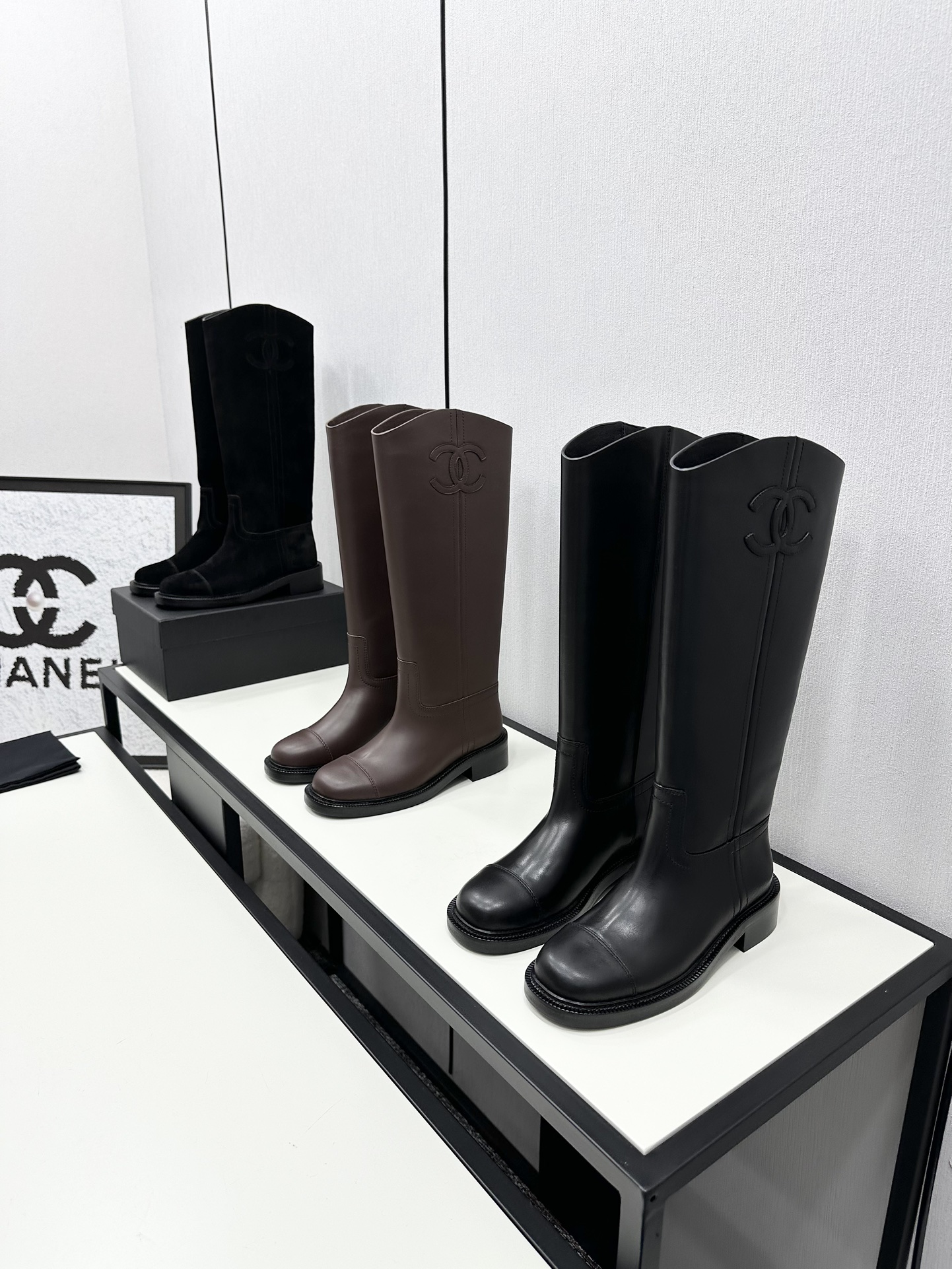 [TOP] CHANEL Knight Martin Long Boots - 3 Color