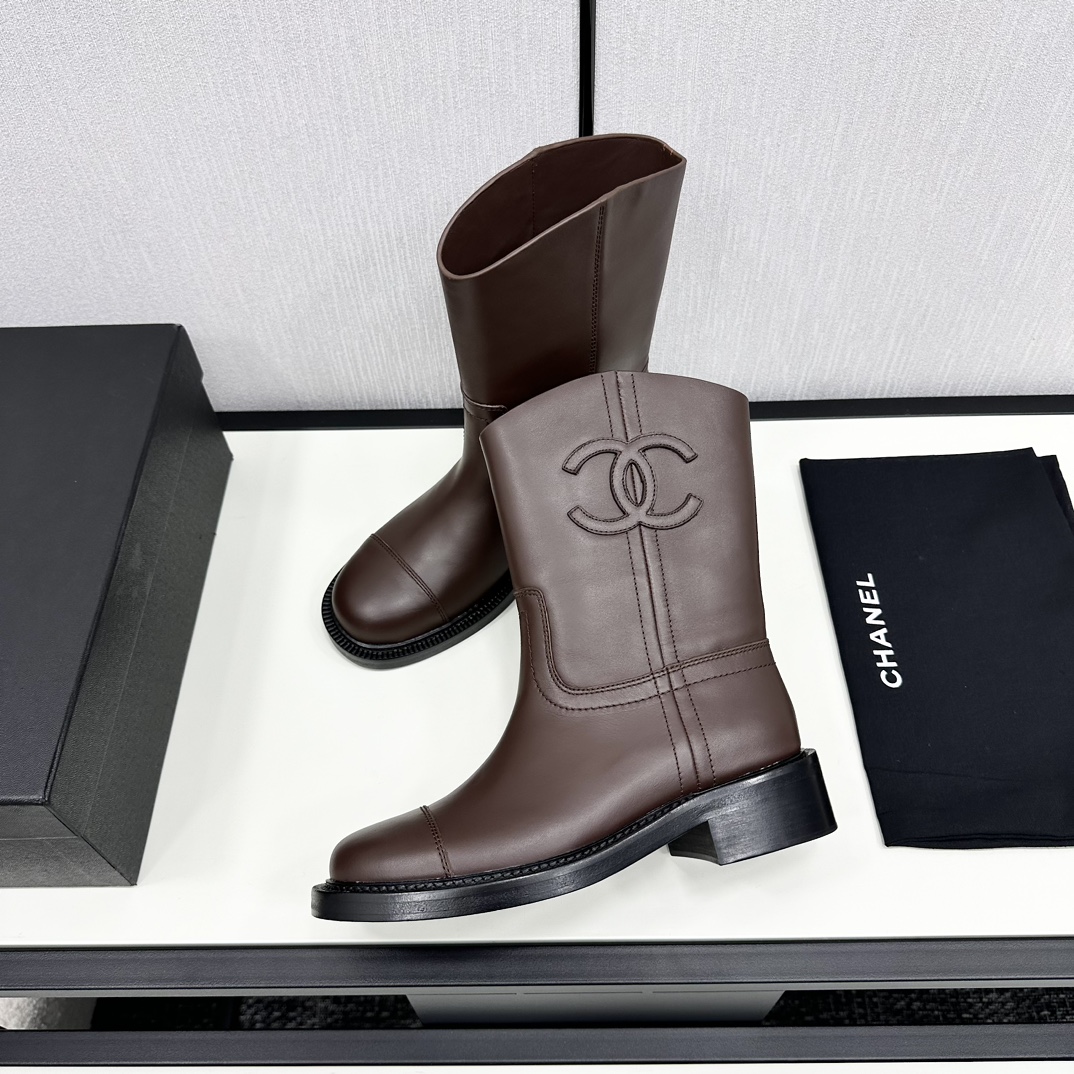 [TOP] CHANEL Knight Martin Mid-Length Boots - 4 Color