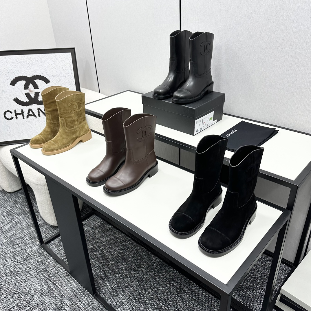 [TOP] CHANEL Knight Martin Mid-Length Boots - 4 Color