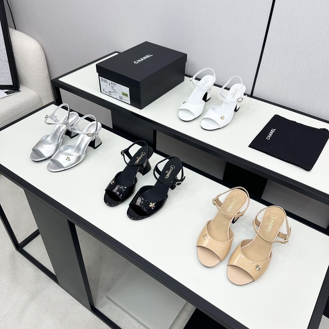[TOP] CHANEL High Heels Sandals - 4 Color