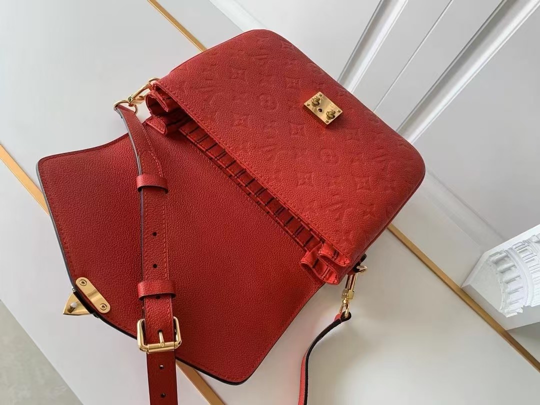 [TOP] Louis Vuitton LV Pochette Metis Bag 25×19×7cm - Red