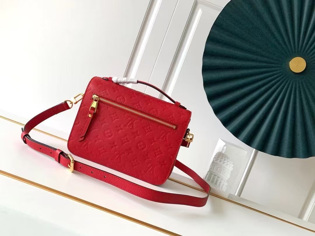 [TOP] Louis Vuitton LV Pochette Metis Bag 25×19×7cm - Red