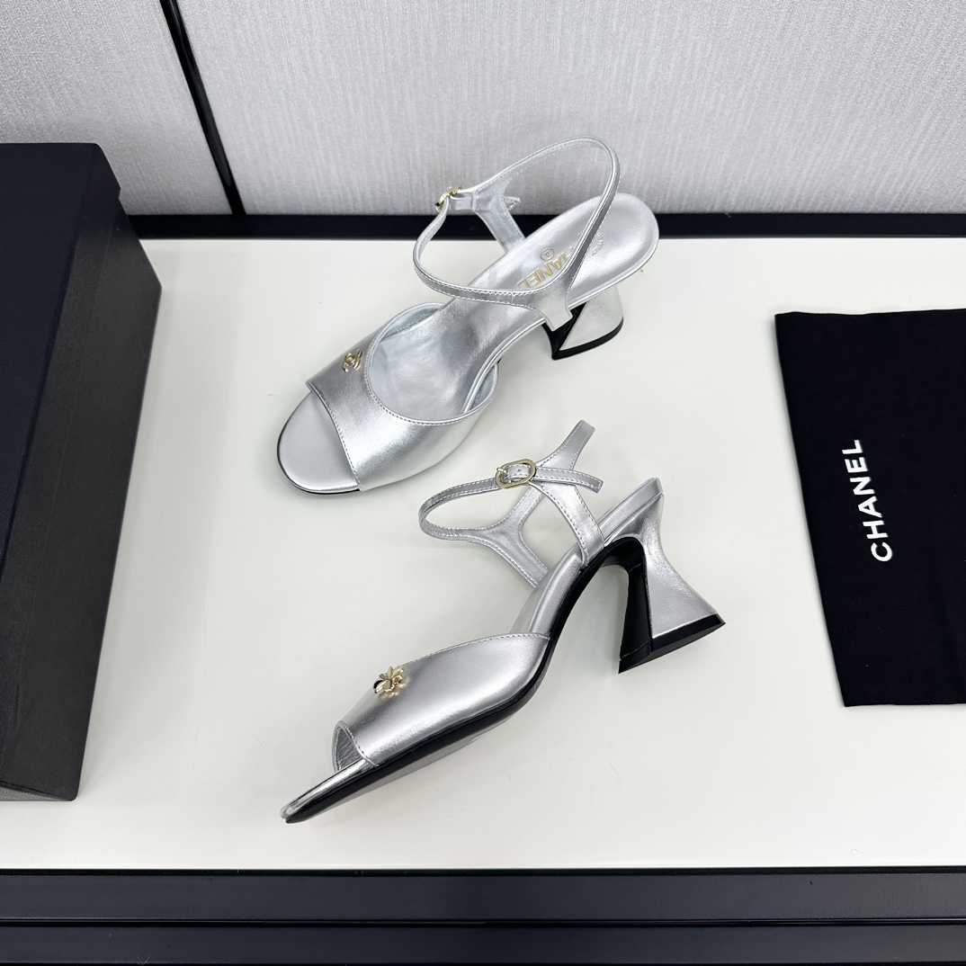 [TOP] CHANEL High Heels Sandals - 4 Color