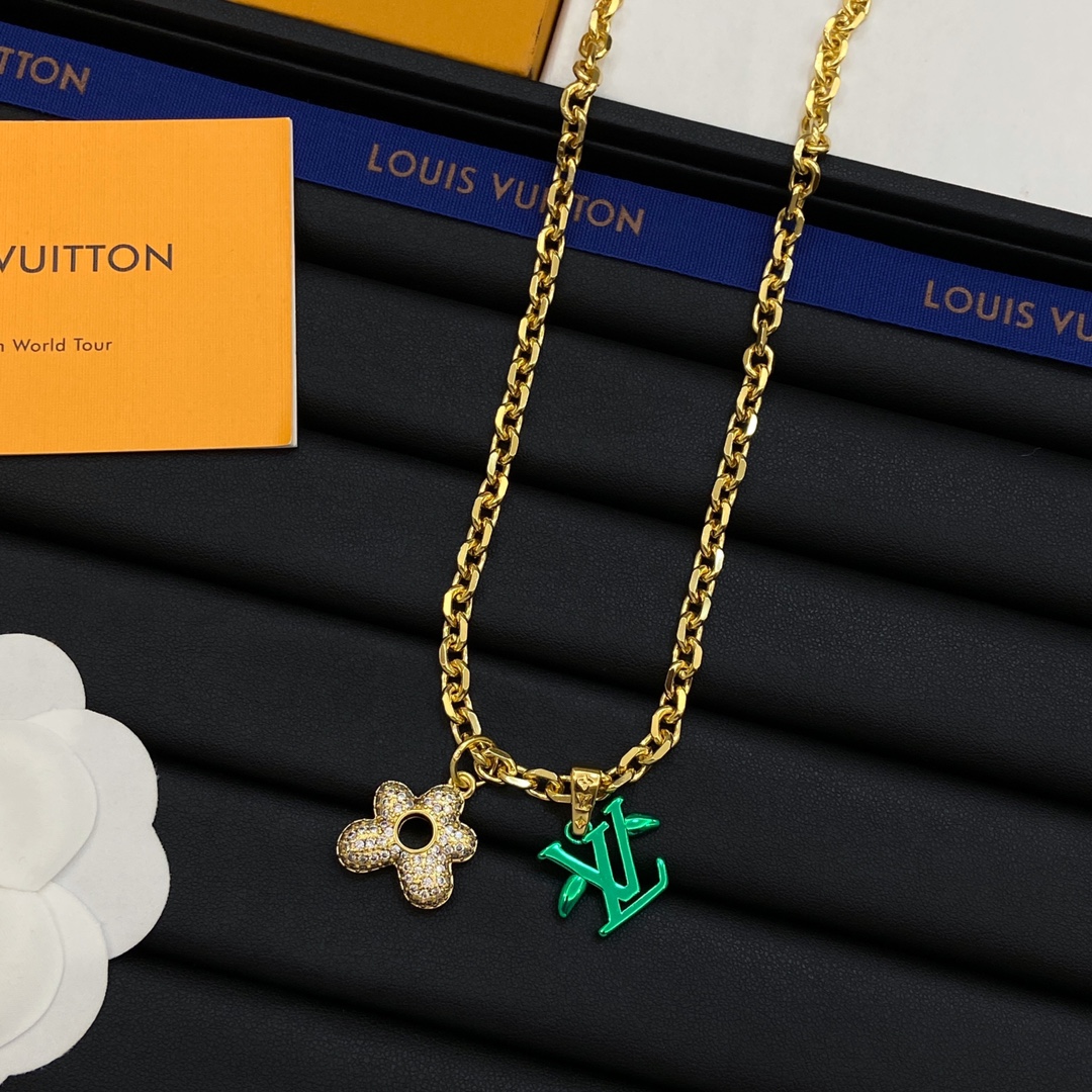 [TOP] Louis Vuitton LV  Necklace - 2 Colour