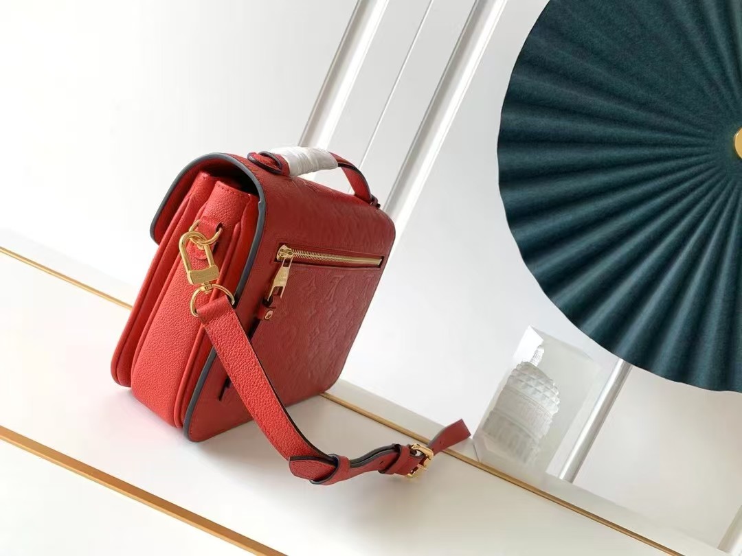 [TOP] Louis Vuitton LV Pochette Metis Bag 25×19×7cm - Red