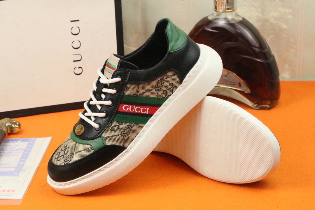 [TOP] GUCCI Men's  Casual Sports Shoes - 2 Colors