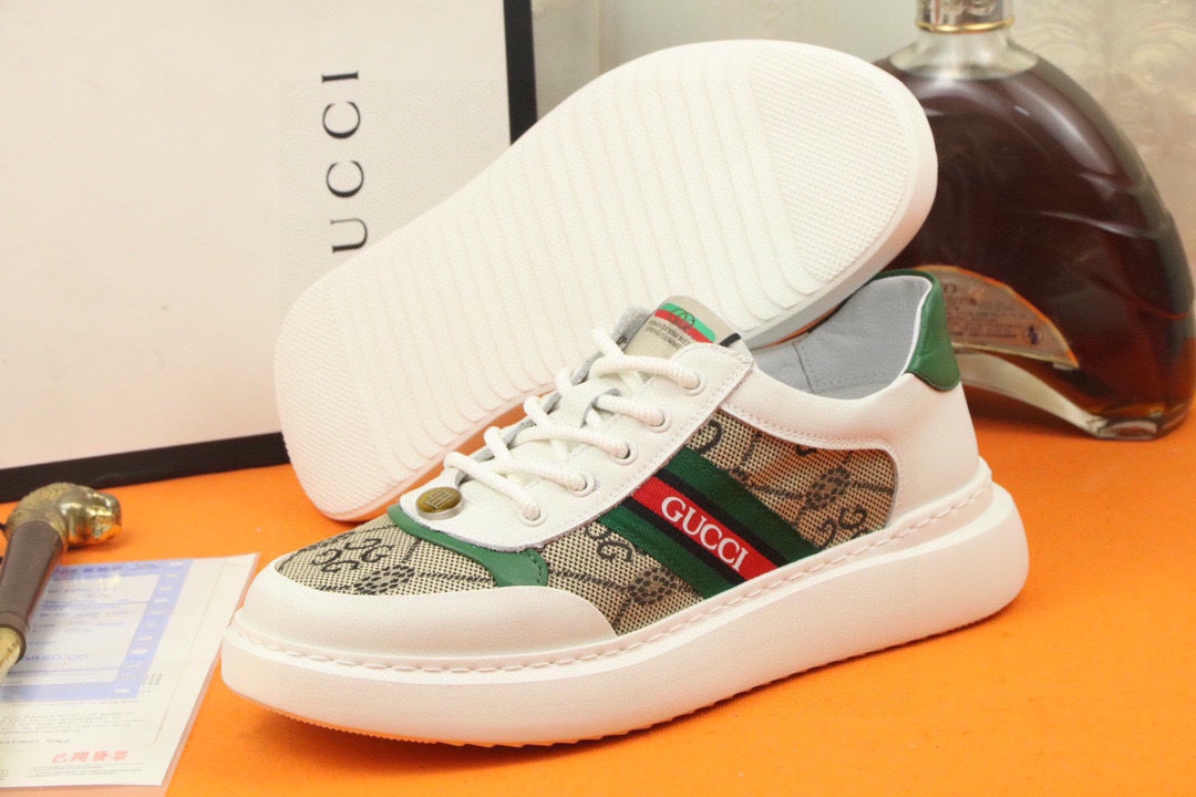 [TOP] GUCCI Men's  Casual Sports Shoes - 2 Colors