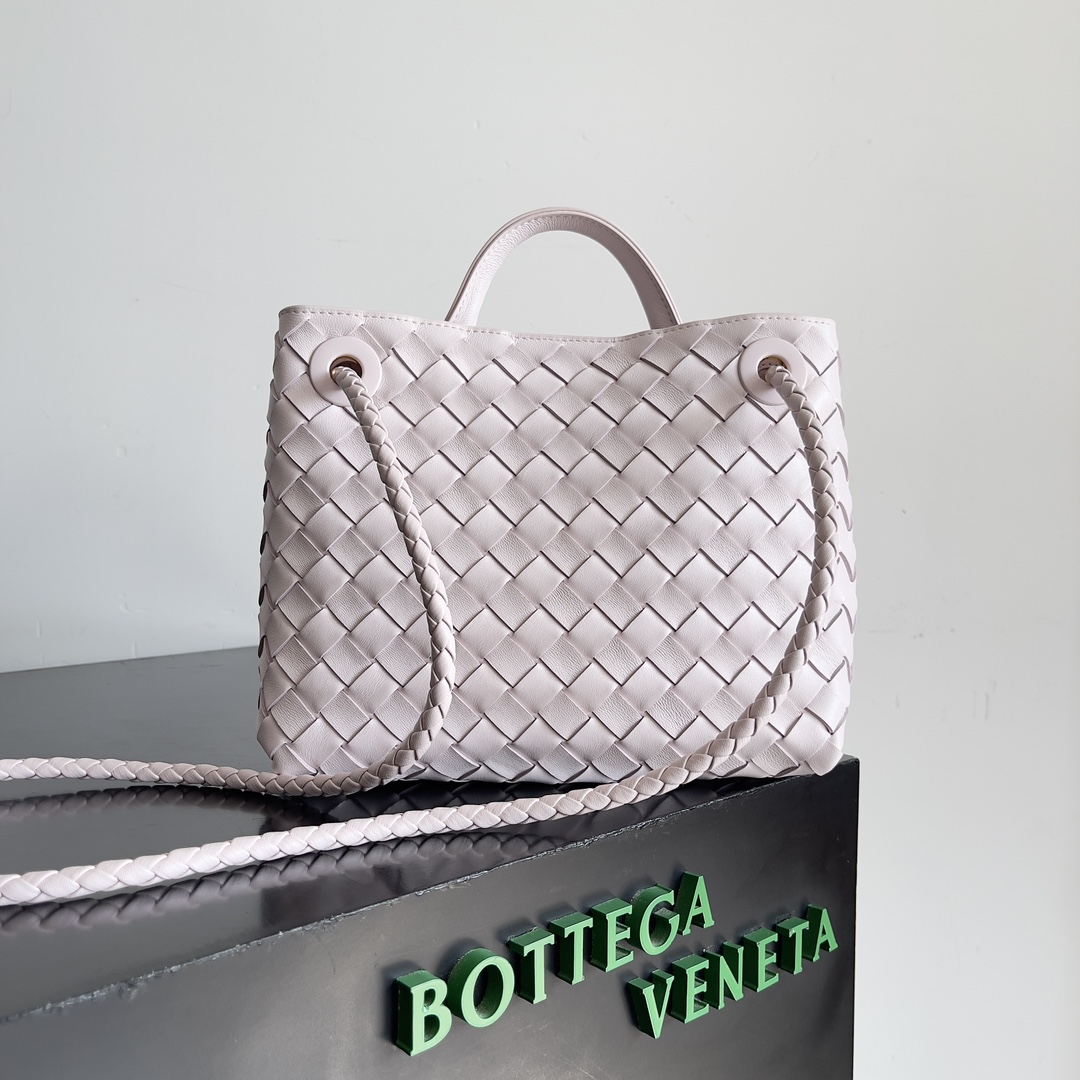[TOP] Bottega Veneta BV Andiamo Bag 25x22x10.5cm/32x24x12cm - Pink