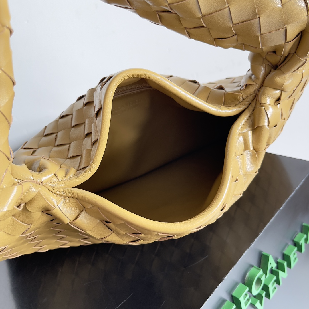 [TOP] Bottega Veneta BV Hop Bag 41x20x8cm/54x24x13cm - Khaki