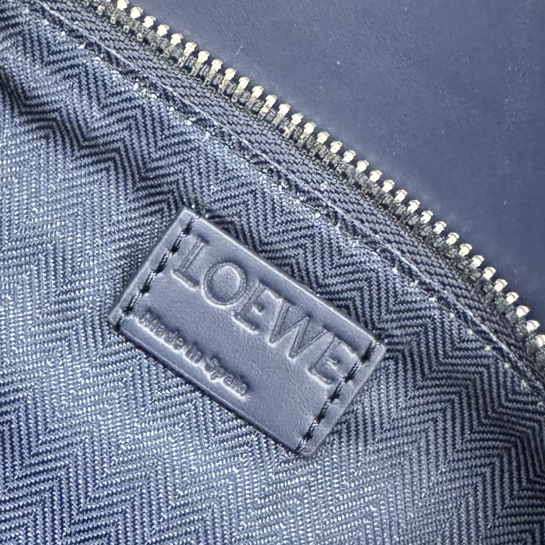 [TOP] LOEWE Puzzle Bag Anagram 24*16.5*10.5cm - Navy Blue