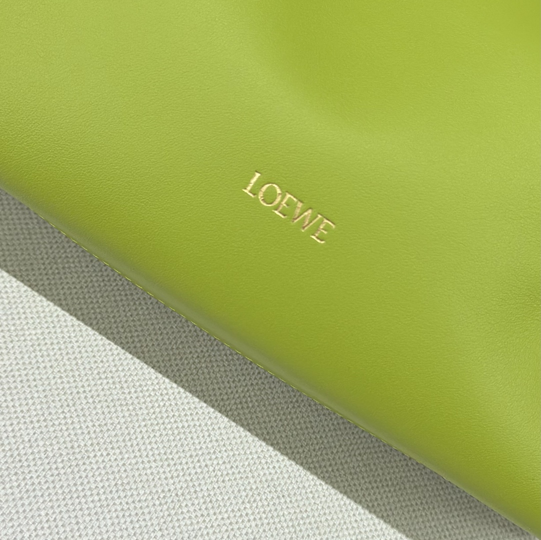 [TOP] LOEWE Flamenco Bag Cowhide 23*18*9cm - Green