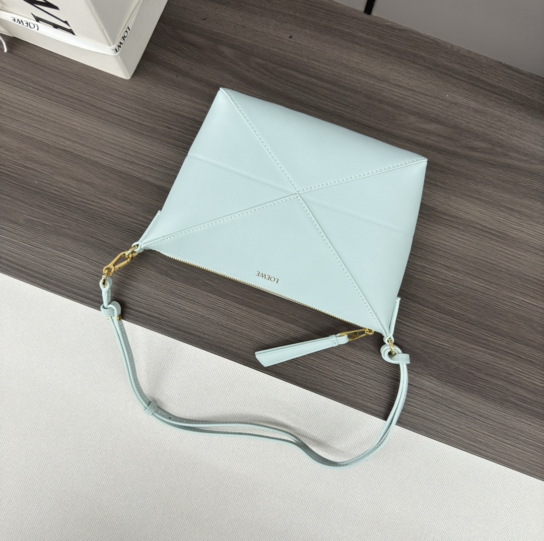 [TOP] LOEWE Puzzle Fold Bag 23*6.5*15.5CM -  Blue
