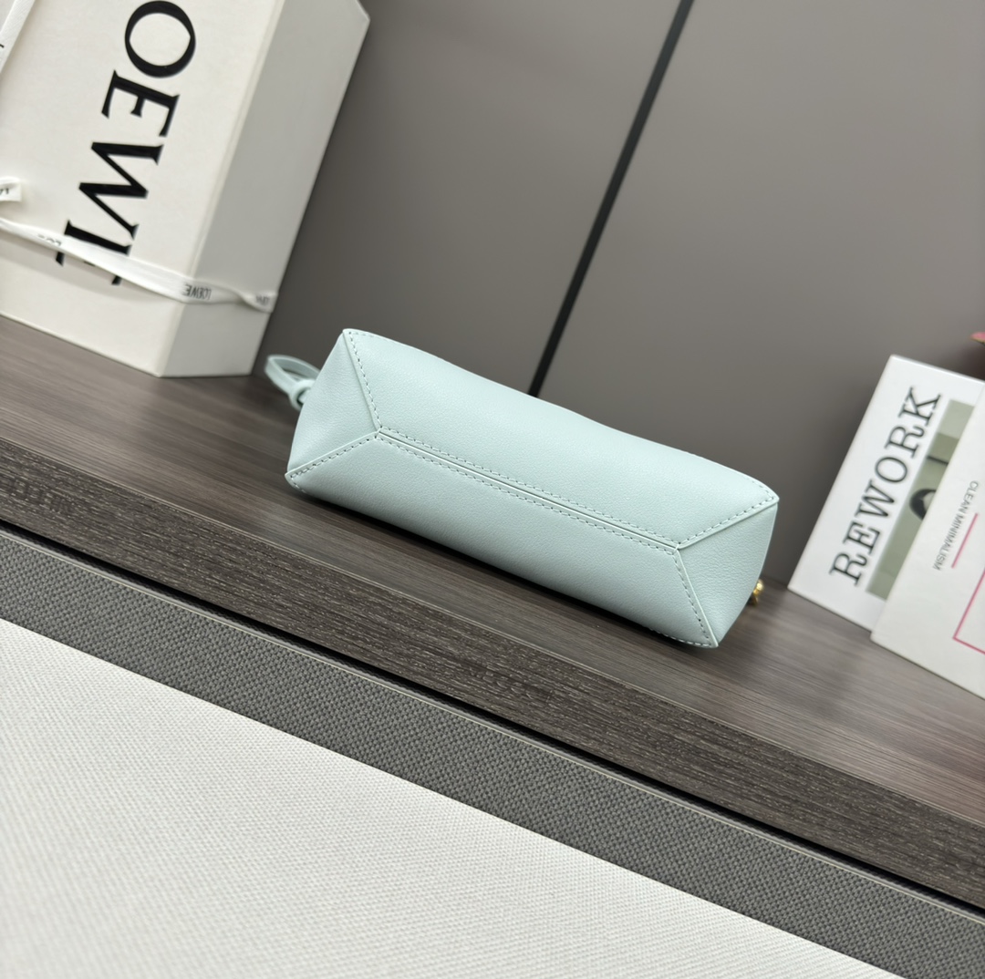 [TOP] LOEWE Puzzle Fold Bag 23*6.5*15.5CM -  Blue