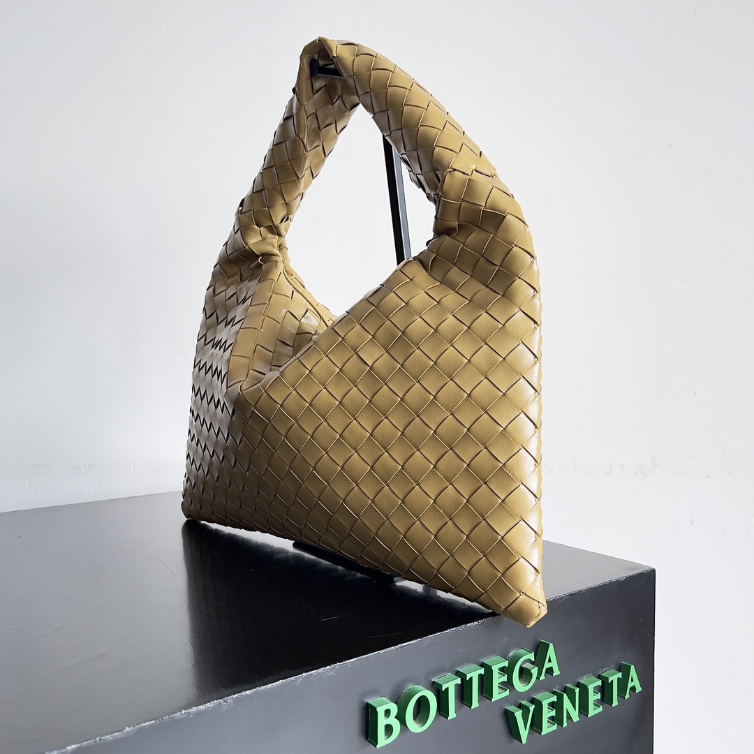 [TOP] Bottega Veneta BV Hop Bag 41x20x8cm/54x24x13cm - Khaki