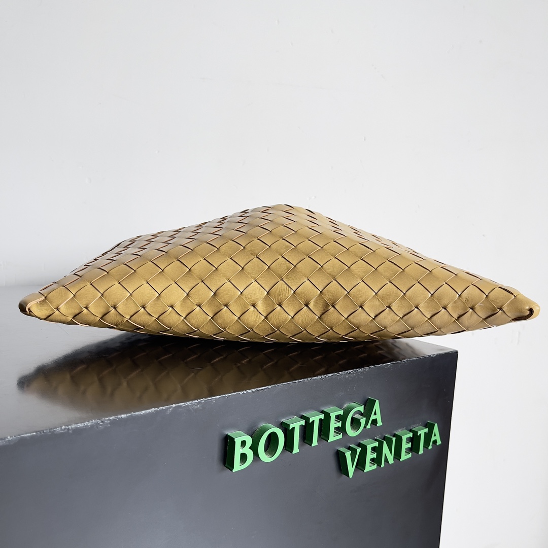[TOP] Bottega Veneta BV Hop Bag 41x20x8cm/54x24x13cm - Khaki
