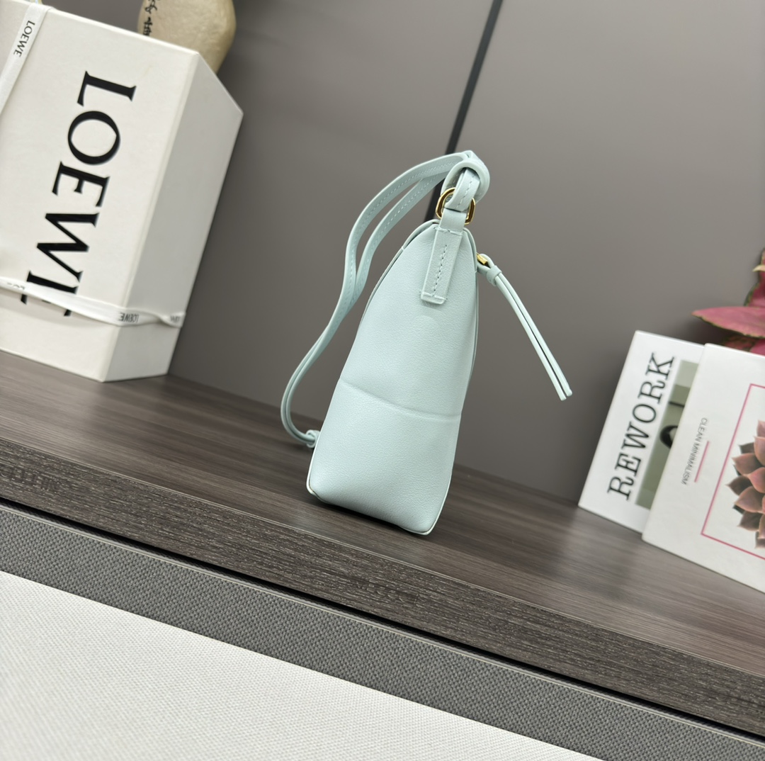 [TOP] LOEWE Puzzle Fold Bag 23*6.5*15.5CM -  Blue