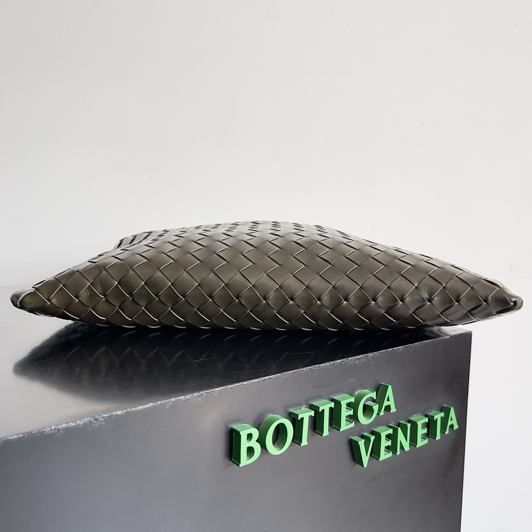 [TOP] Bottega Veneta BV Hop Bag 25.5x14.5x11cm/41x20x8cm - Darrk khaki